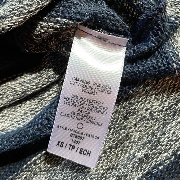 Splendid striped tunic sweater XS - Picture 3 of 3